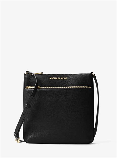 michael kors riley crossbody luggage|Riley Small Pebbled Leather Messenger Bag .